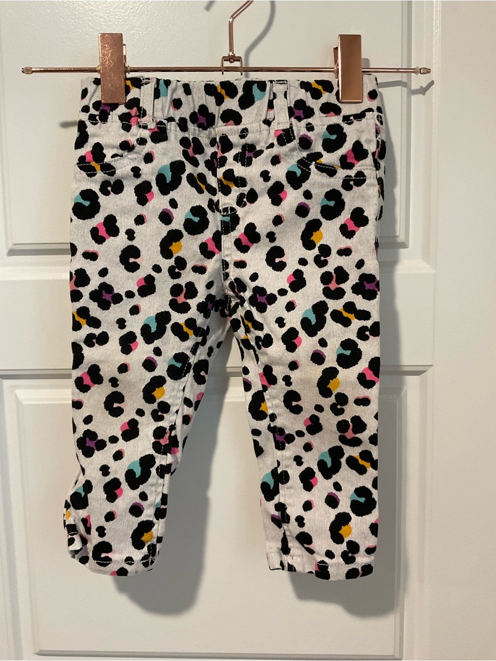 Garanimals Multi-Color Leopard Print Stretch Bottoms - 12M